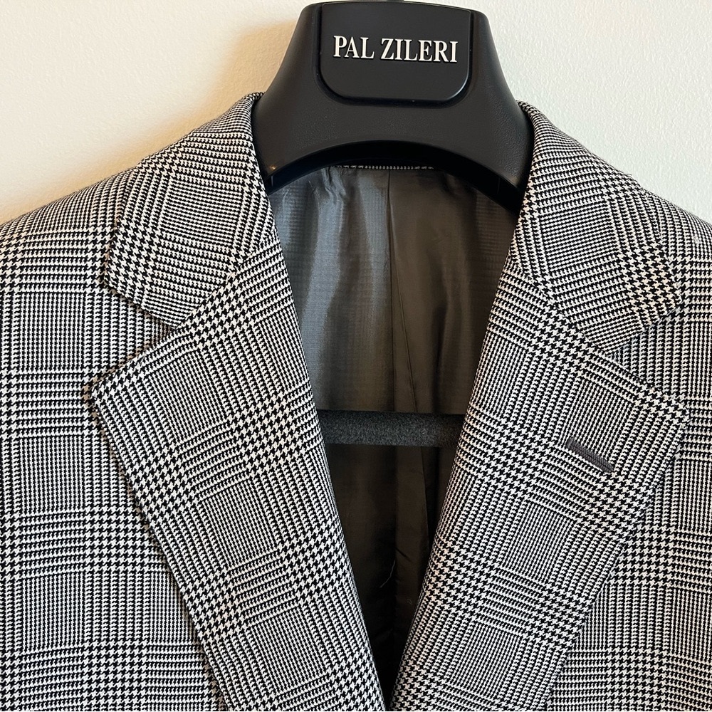 Pal Zileri Gray Sport Coat Classic Wool Blend